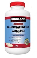 Kirkland Glukosamín HCI s MSM 375 tabliet Glukozamín HCL MSM