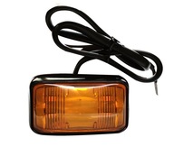 ŽLTÁ LED LAMPA, blikajúca, vodotesná