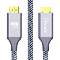 Vystužený kábel HDMI 2.0 vysokorýchlostný 3D 4k UHD nylonový opletený kábel 5 m