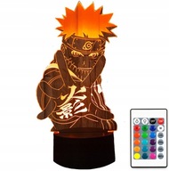 3D LED LAMPA NARUTO UZUMAKI ANIME MANGA NINJA USB