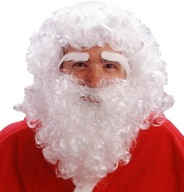 Santa Claus Set Parochňa Brada Obočie Prevlek Outfit Vlasy Vianoce