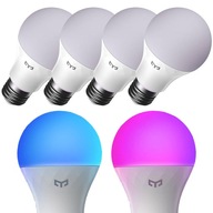 Inteligentná LED žiarovka, E27 WiFi HomeKit Yeelight x4