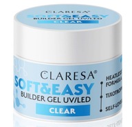 Claresa Soft&Easy Clear stavebný gél 45g