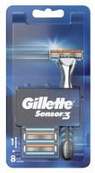 Žiletka pre náboje do žiletiek Gillette 1 ks + 8 nábojov