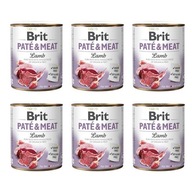 Brit Pate & Meat Lamb 6x800g mokré krmivo pre psov