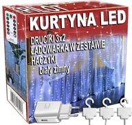 Svetelná závesná girlanda 200 LED drôtov 3x2 USB