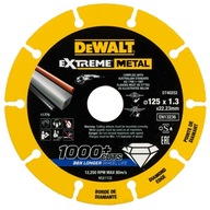 Diamantový kotúč na kov 125x22mm DeWALT 1,3mm