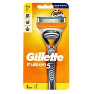 Strojček Gillette Fusion 5 s 2 vložkami a rukoväťou