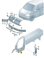 FÓLIA NA PRAH VW T5 T6 AMAROK 7H0853803 ORIGINÁL