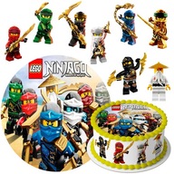 SADA TORTOVÝCH TORT LEGO NINJAGO + POSTAVIČKY 8 ks