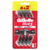 Holiaci strojček Gillette Blue3 Nitro 6+2 ks