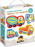 CZUCZU PUZZLE PROGRESÍVNE VOZIDLÁ NA STAVBE 2 roky+