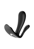 Vibrátor bodu G s análnym stimulátorom Satisfyer