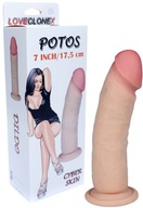 Realistické dildo prísavka LoveClonex Potos 7'