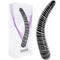 FeelzToys Elegantné profilované dildo, sklo