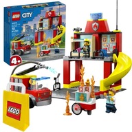 LEGO City 60375 Hasičské auto Požiarna stanica