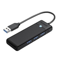 Adaptér Hub 4v1 Orico USB > 3xUSB 3.0, TF, SD