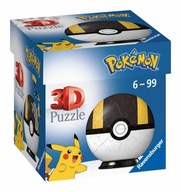 RAVENSBURGER 3D Puzzle Pokeball Black 54 ks.