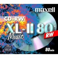 CD-RW Maxell Music XL-II AUDIO 80min 1 ks.