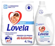 Lovela Baby set Color prášok 4,1 kg + aviváž 2 l 41 praní