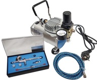 AB130S mini kompresor s airbrush, 0,2 trysky; 0,3; 0,5 AB-130S