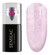 Semilac Hybrid lak na nechty 5v1 7ml Glitter Delicate