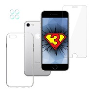 Kryt Glass + Clear + Lens 3mk pre iPhone SE 2020/22