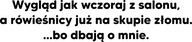 Nálepka vyzerá ako včera z obývačky, 25x5cm