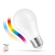 E27 9W RGBW+CCT+DIM WI-FI smart LED žiarovka