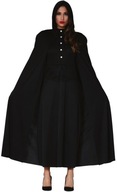 Black Cape Robe s kapucňou Vampire Halloween