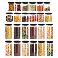 24x JARS JARS 300ml 500ml 1250ml SADA 1