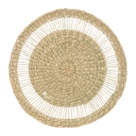 BOHO TANIEROVÁ PODLOŽKA okrúhla, PLOCHANÁ, priemer 38 cm