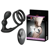 SEX PROSTATE MASSAGER ANÁLNA ZÁSTRČKA Vibračný RING CAP NA PENIS Diaľkové ovládanie