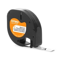 Dymo LetraTag 12 mm x 2 m biela nylonová páska