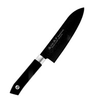 SATAKE Mečiar čierny japonský nôž Santoku 17 cm