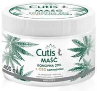 Cutis Ł Konopná masť na psoriázu 20% + CBD 400 ml