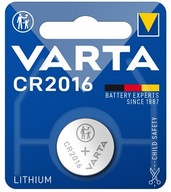 10x lítiová batéria Varta CR2016