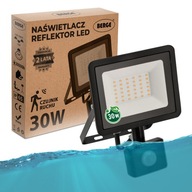 HALOGÉNOVÉ SVETLO LED 30W IP65 4000K PIR