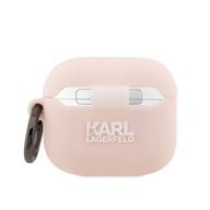 Puzdro Karl Lagerfeld pre AirPods 3 ružové