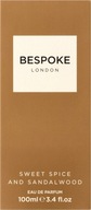 BESPOKE Sweet Spice and Sandalwood EDP 100 ml