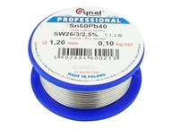 Spájkovací cín 1,20mm 100g Cynel spájkovačka S-Sn60Pb40 elektronika