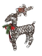 Hnedá LED figúrka na batérie Reindeer XL