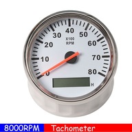 Tachometer Red LED Auto Car 8000 RPM