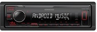 Kenwood KMM-105RY Autorádio AUX USB MP3 WMA FLAC 4x50W - červené