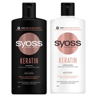 Syoss Keratín sada šampónu a kondicionéru 440 ml