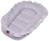 INFANTILO BABY COCOON VELVET S volánikom