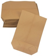 Blokové papierové vrecia 0,25 KG, 10 kg bal