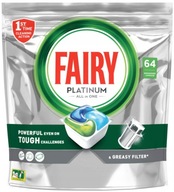 FAIRY Platinum All-in-1 kapsule do umývačky riadu 64 ks