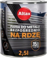 Antikorózna farba na kov 2,5L Antracit Polomatná Altax