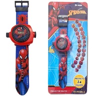 3D HODINKY S PROJEKTOROM SPIDERMAN SPIDER MAN - PRE FANÚŠIKOV MARVEL